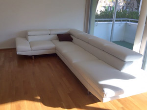 Leather corner sofa Concorde