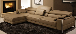 Ercole Leather Sofa