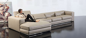 Forma Leather Sofa