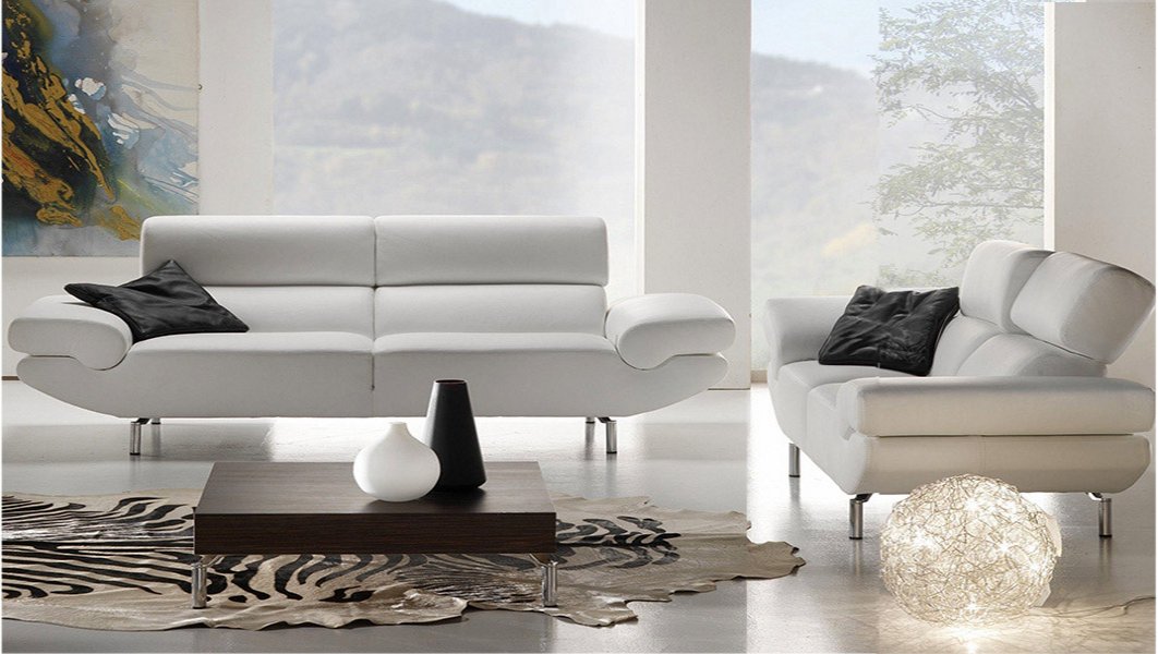 Leather Sofa 3 Seater Gabbiano