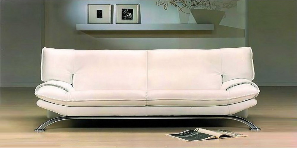 Manhattan 3 Seater Leather Sofa in Beige