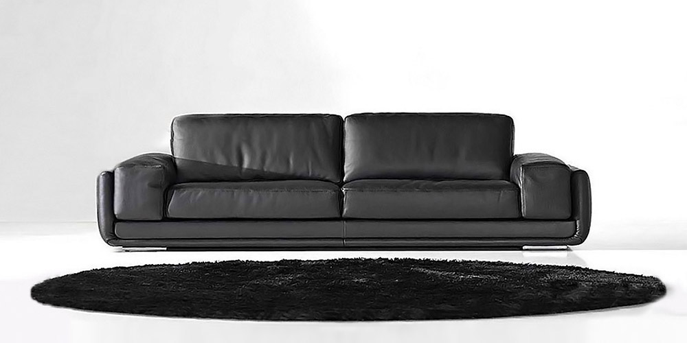 Nerone 3 Seater Leather Sofa