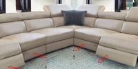 Double Corner Oscar with 4 Recliners