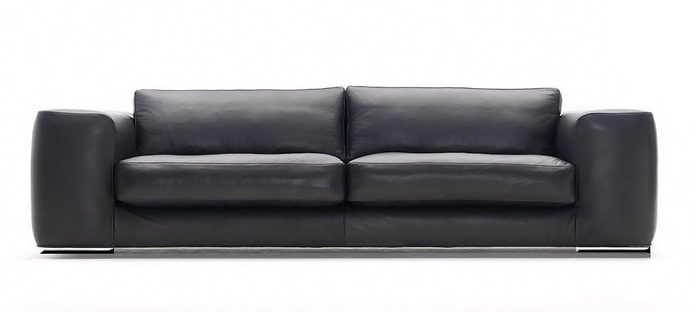 Volkan 3 Seater Leather Sofa