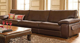 Homeland the cozy leather sofa