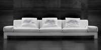 America 4 seater leather sofa 