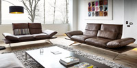 Apache Corner Suite of Dark Brown Leather