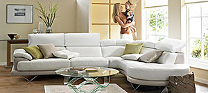 Corazon Leather Sofa