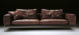 Houston Leather Sofa