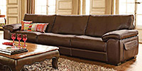 Leather Sofa 4 Seater Monte Carlo