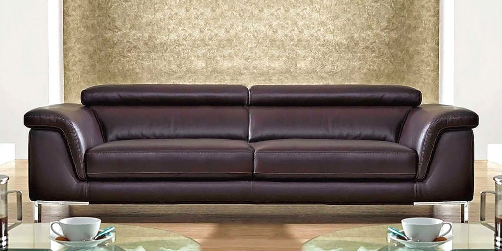 Olga 3 Seater Leather Sofa