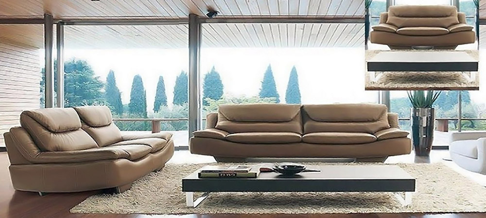 Oscar Senior Leather Sofas