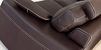Puglia Leather Sofa: Detail