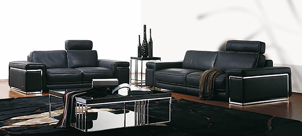 torino brown italian leather sofa chaise
